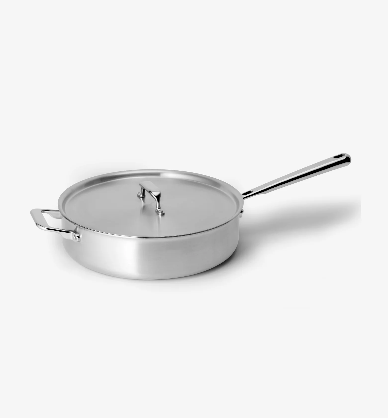 3 QT Stainless Steel Sauté Pan - Image 3