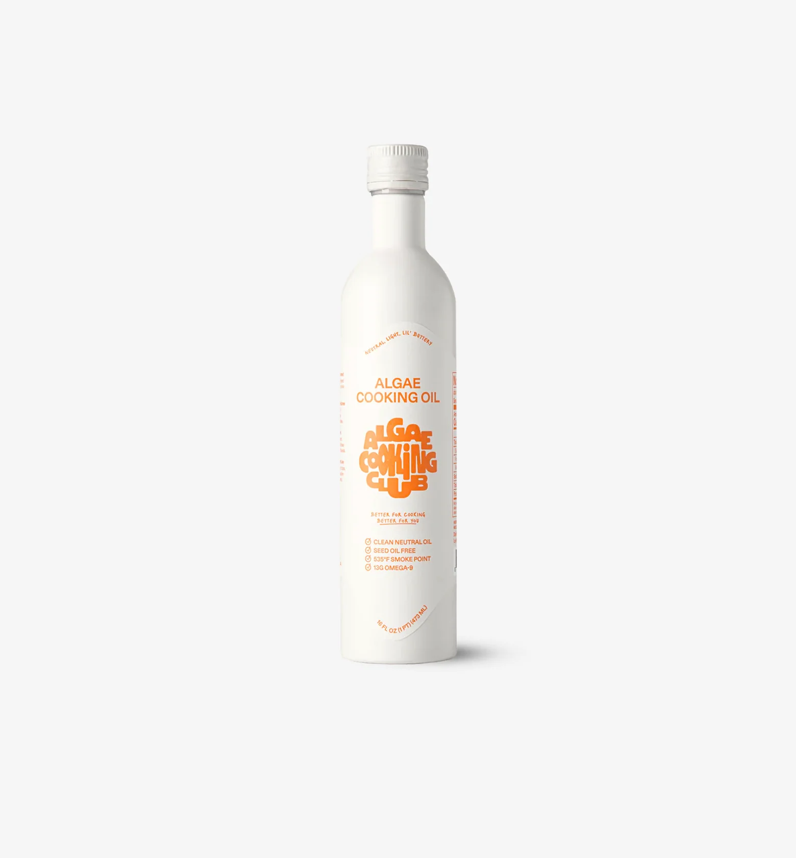 Algae Cooking Club - Algae Cooking Oil - 16 oz - Aluminum Bottle