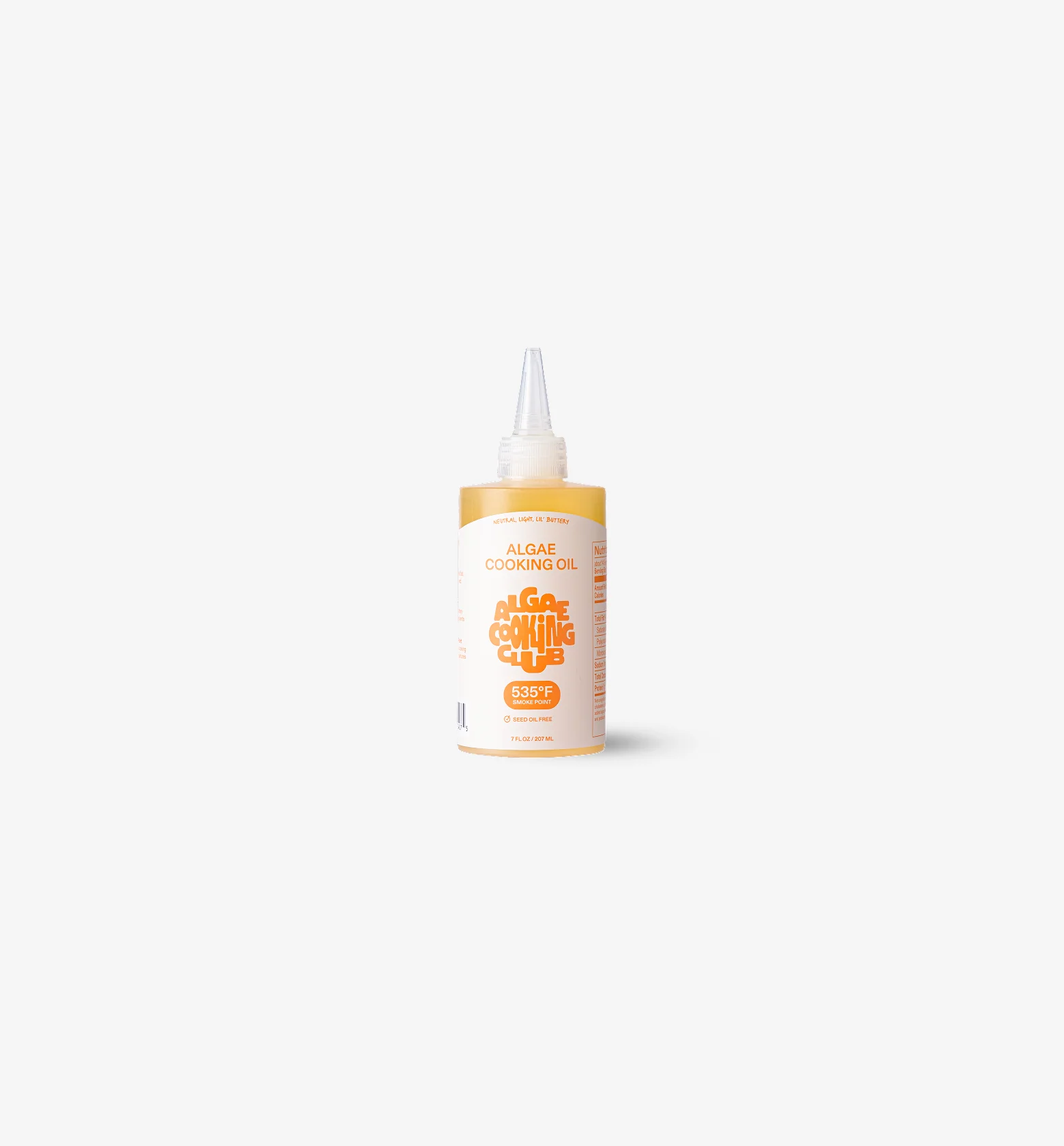 Algae Cooking Club - Algae Cooking Oil - 7 oz - Squeeze Bottle