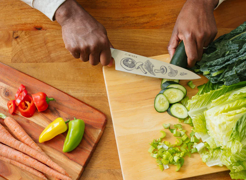 Misen x Walker Noble Studios 8 inch Chef's Knife - Image 6