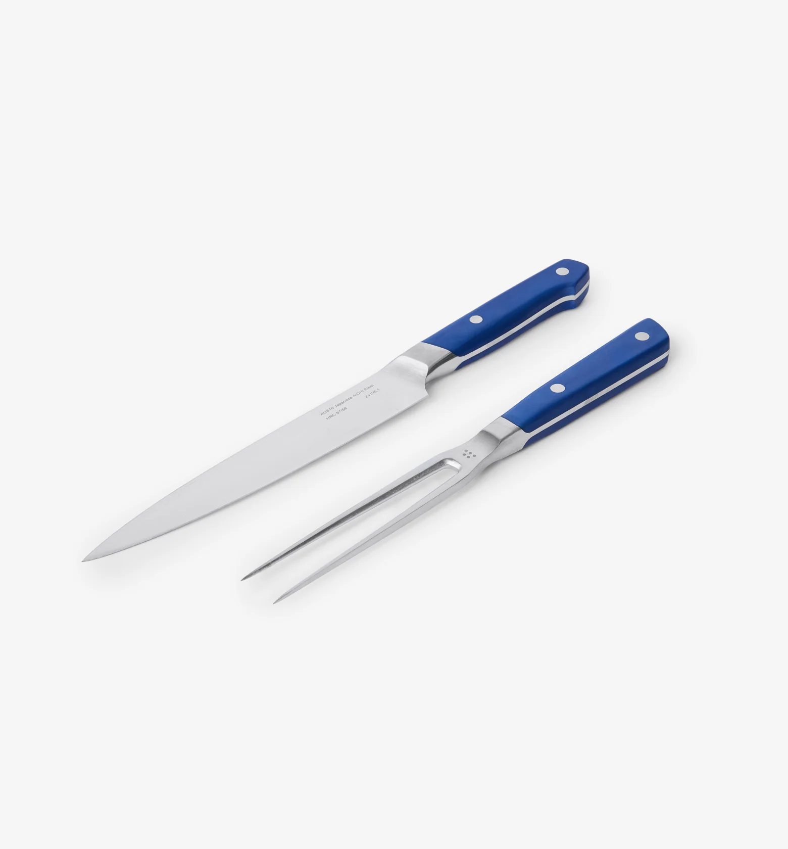 Carving Set (AUS-10) - Final Sale - Blue - Image 3