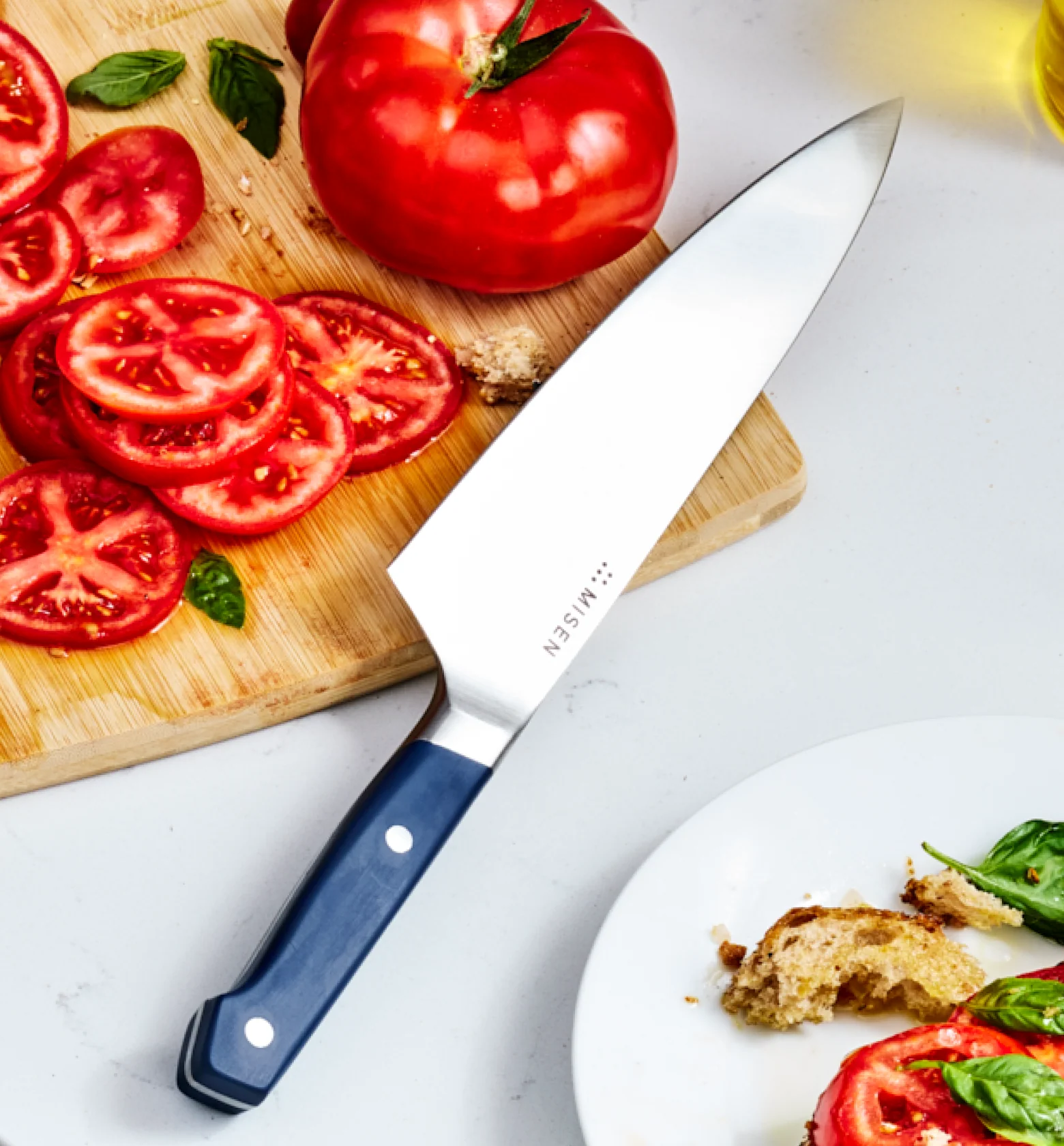 8" Chef's Knife (AUS-10) - Final Sale - Red - Image 2