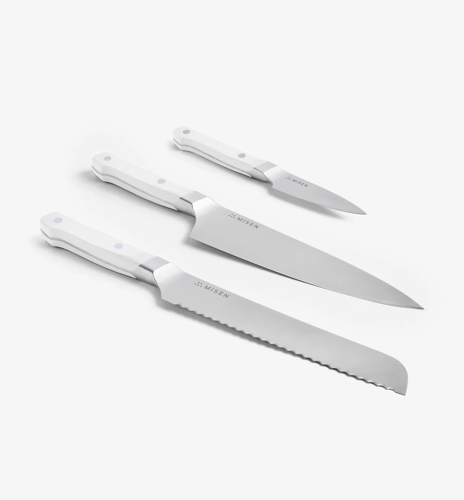 3-Piece Knife Set (ACUTO440) - White - Image 2