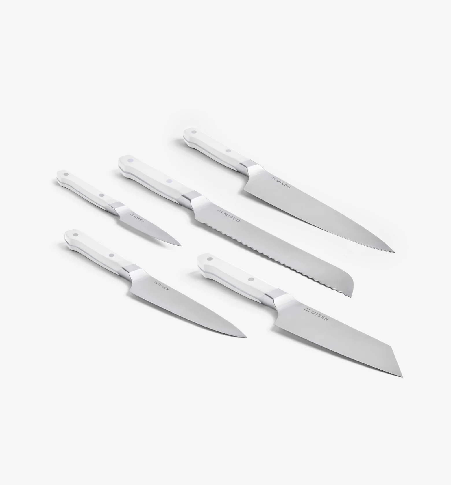 5-Piece Knife Set (ACUTO440) - White - Image 2