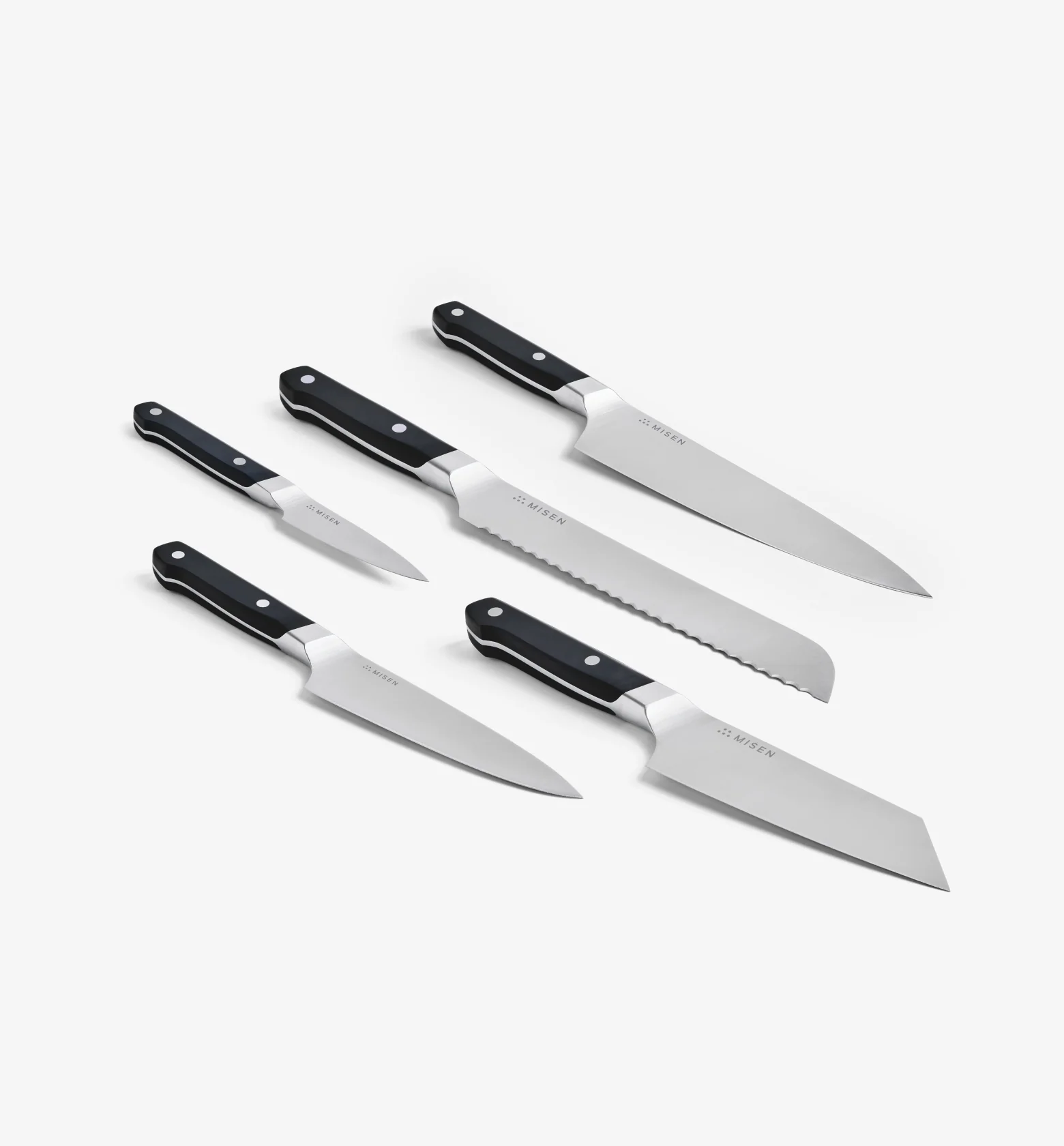 7-Piece Knife Set (ACUTO440) - Black - Image 2