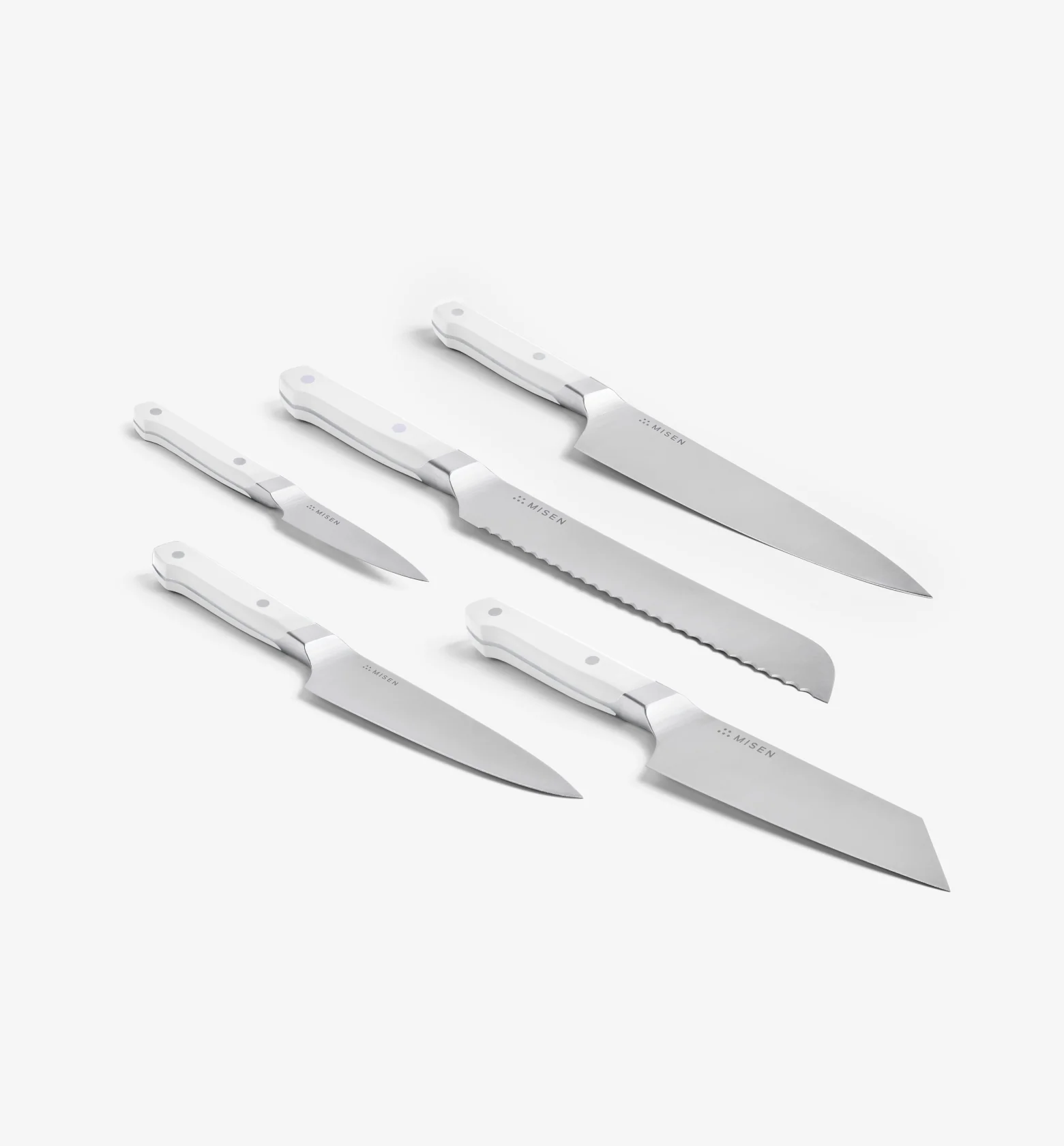 7-Piece Knife Set (ACUTO440) - White - Image 2