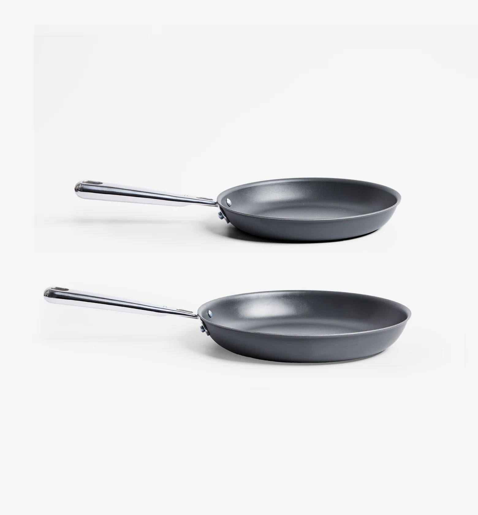 10" + 12" Pre-Seasoned Carbon Steel Frying Pan - Image 3
