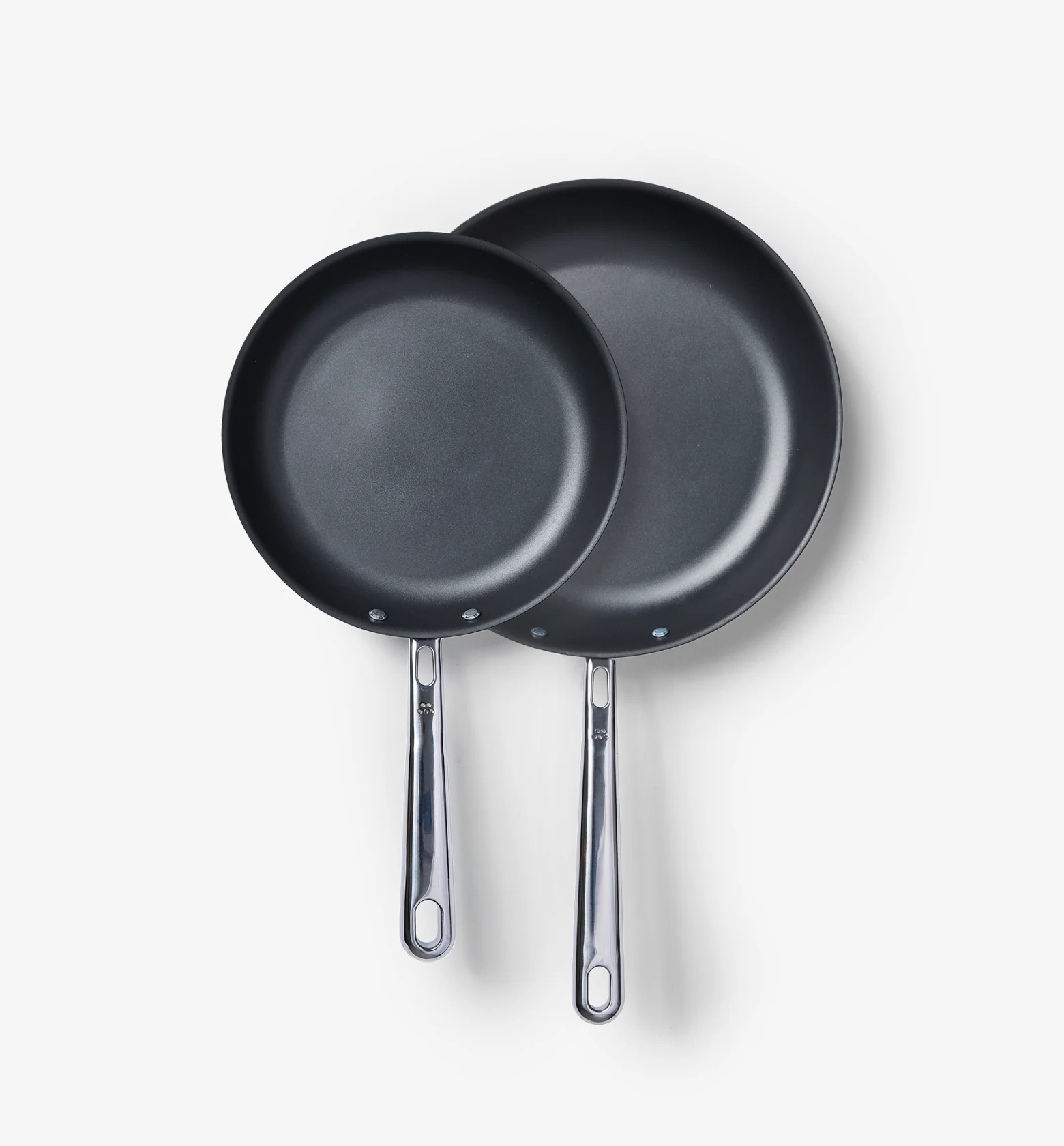 10" + 12" Pre-Seasoned Carbon Steel Frying Pan - Image 4