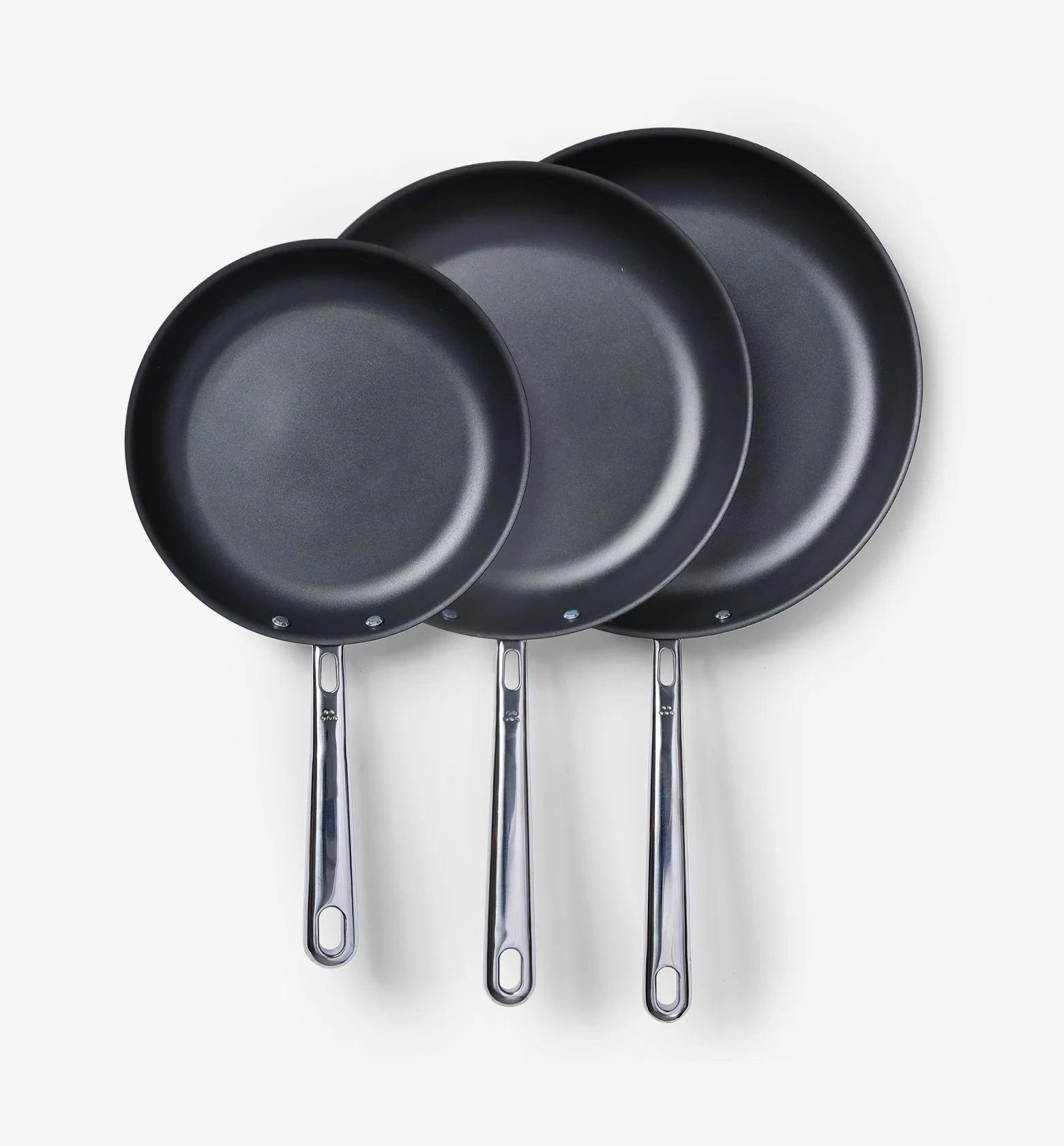8" + 10" + 12" Pre-Seasoned Carbon Steel Frying Pan - Image 4