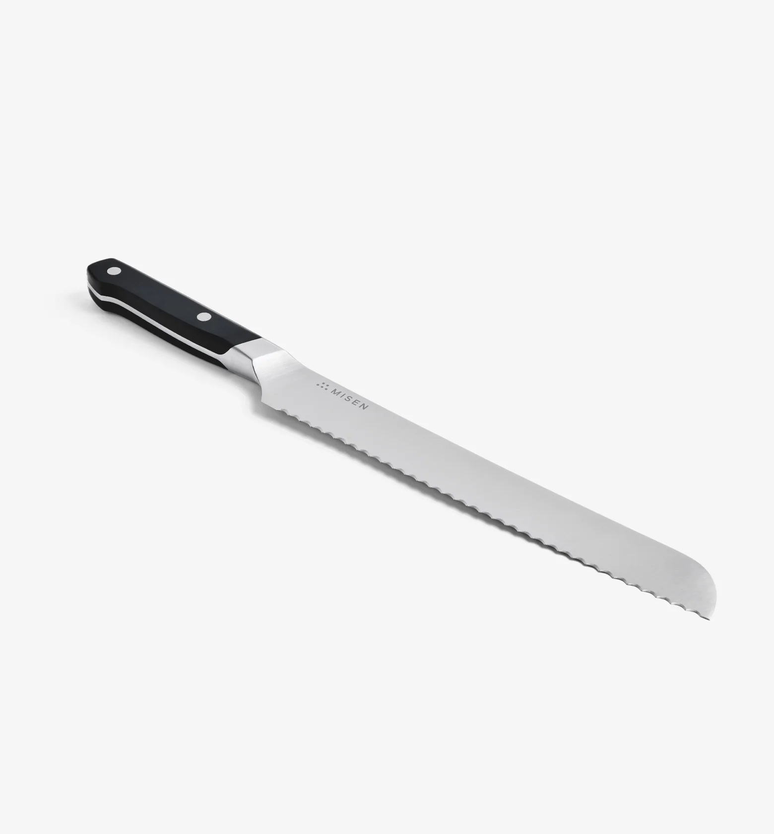 10" Serrated Knife (AUS-8) - Final Sale - Black - Image 3