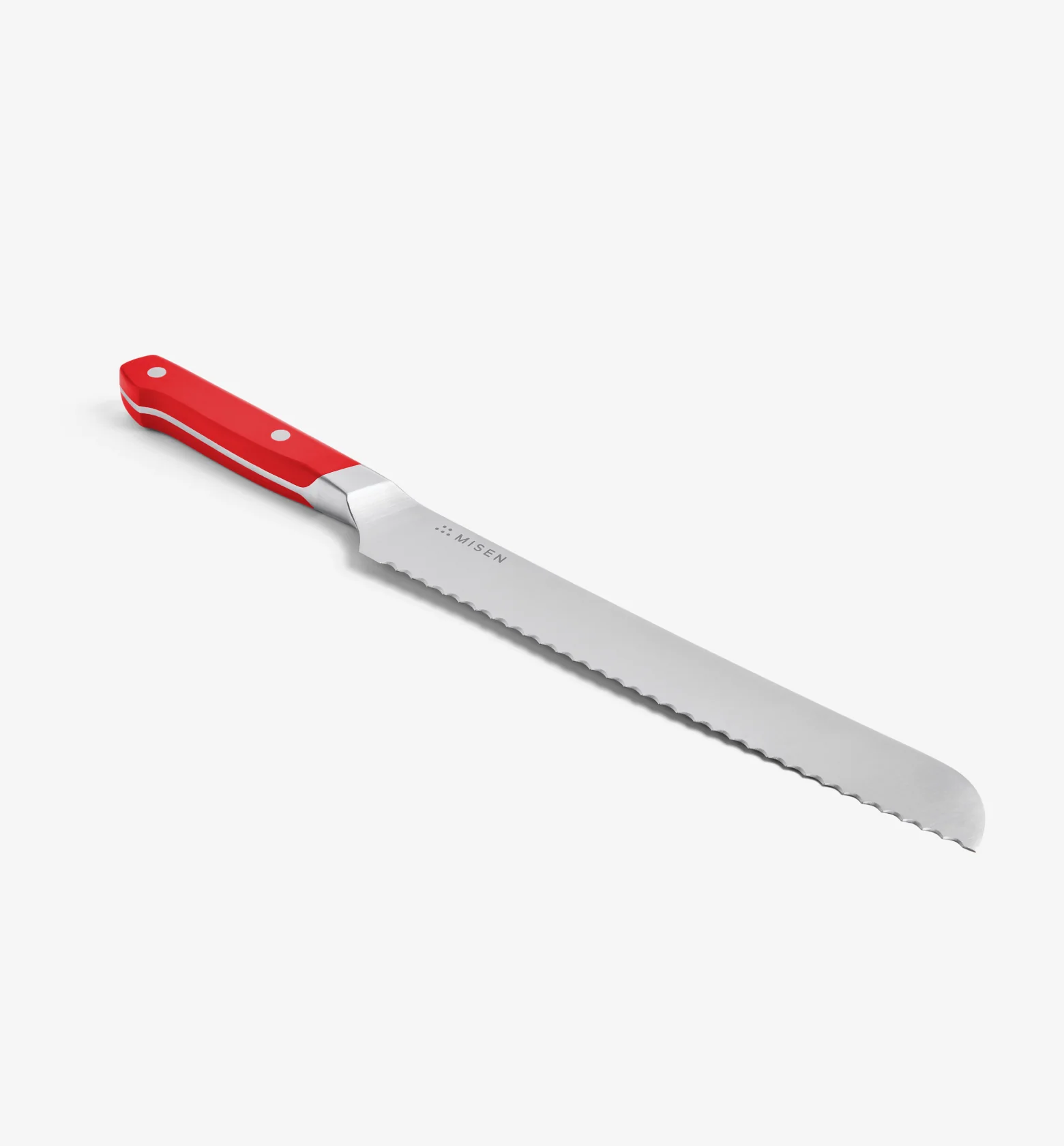 10" Serrated Knife (AUS-8) - Final Sale - Red - Image 3
