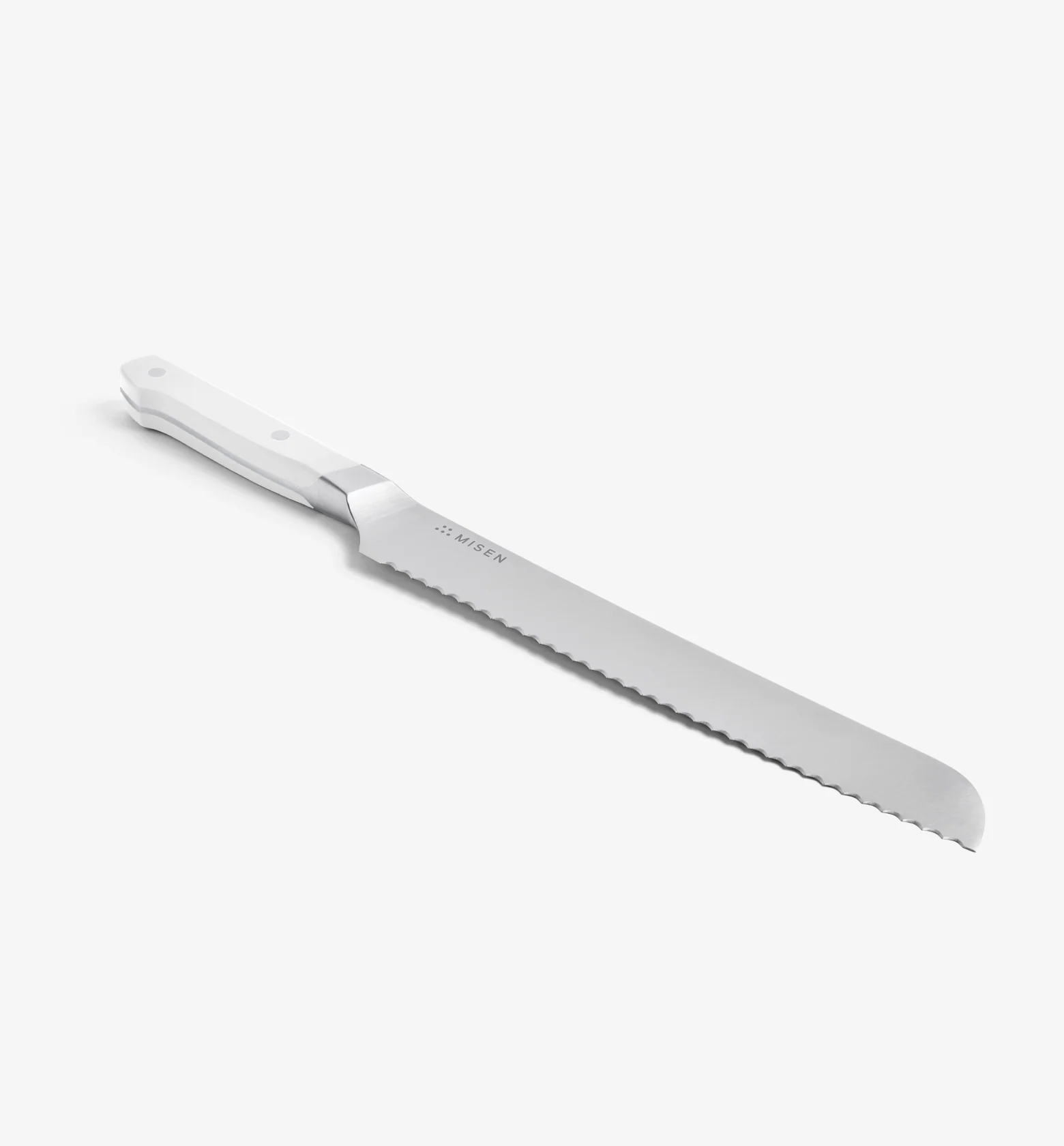 10" Serrated Knife (AUS-8) - Final Sale - White - Image 3