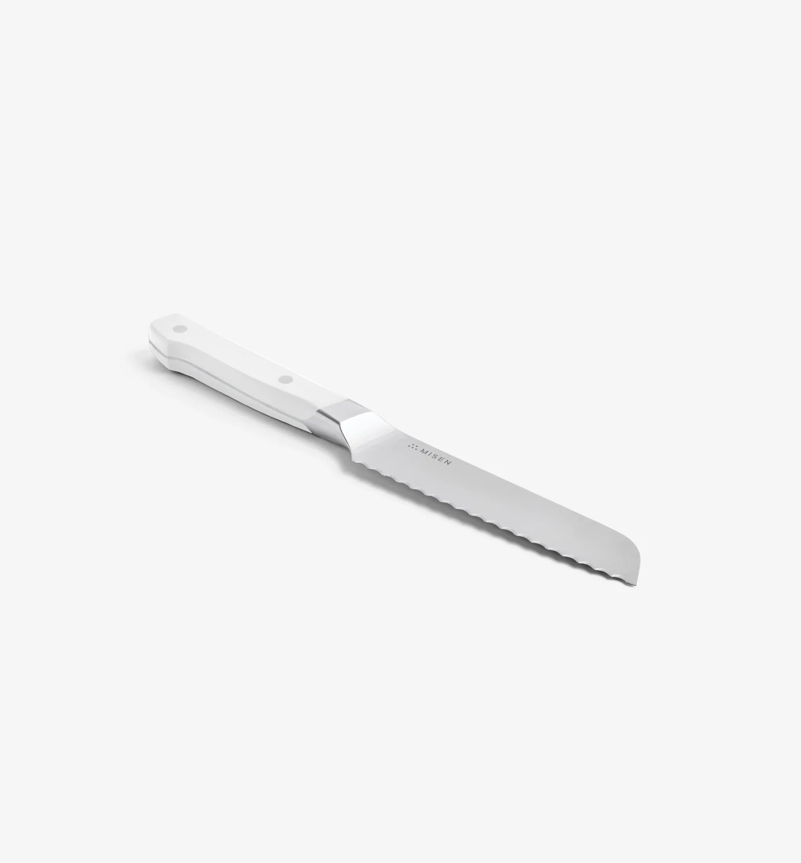 5" Serrated Knife (ACUTO440) - White - Image 2
