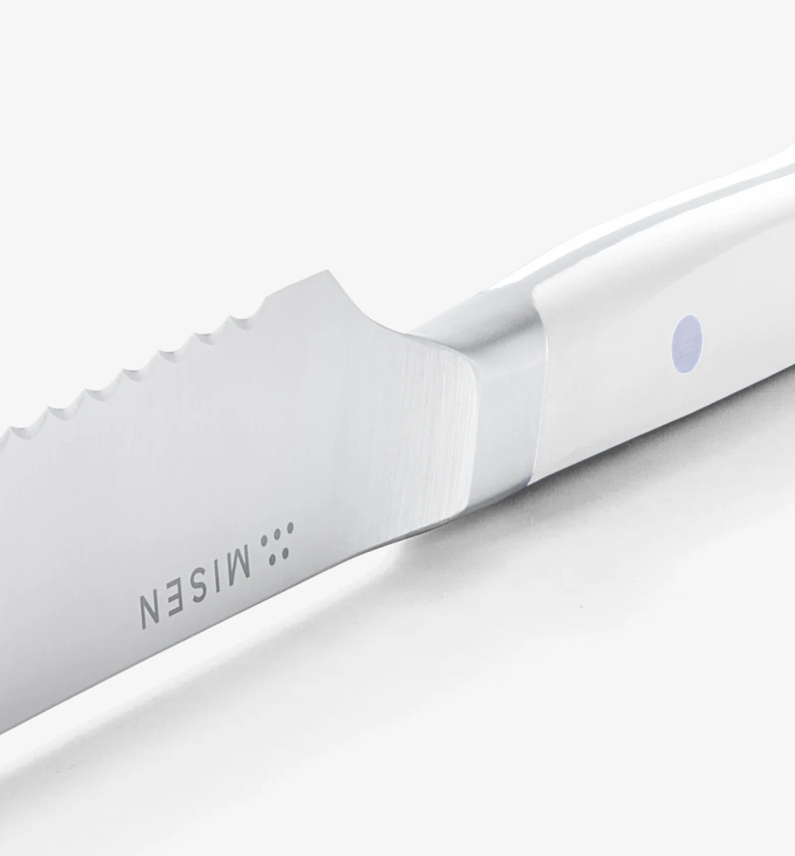 5" Serrated Knife (ACUTO440) - White - Image 3
