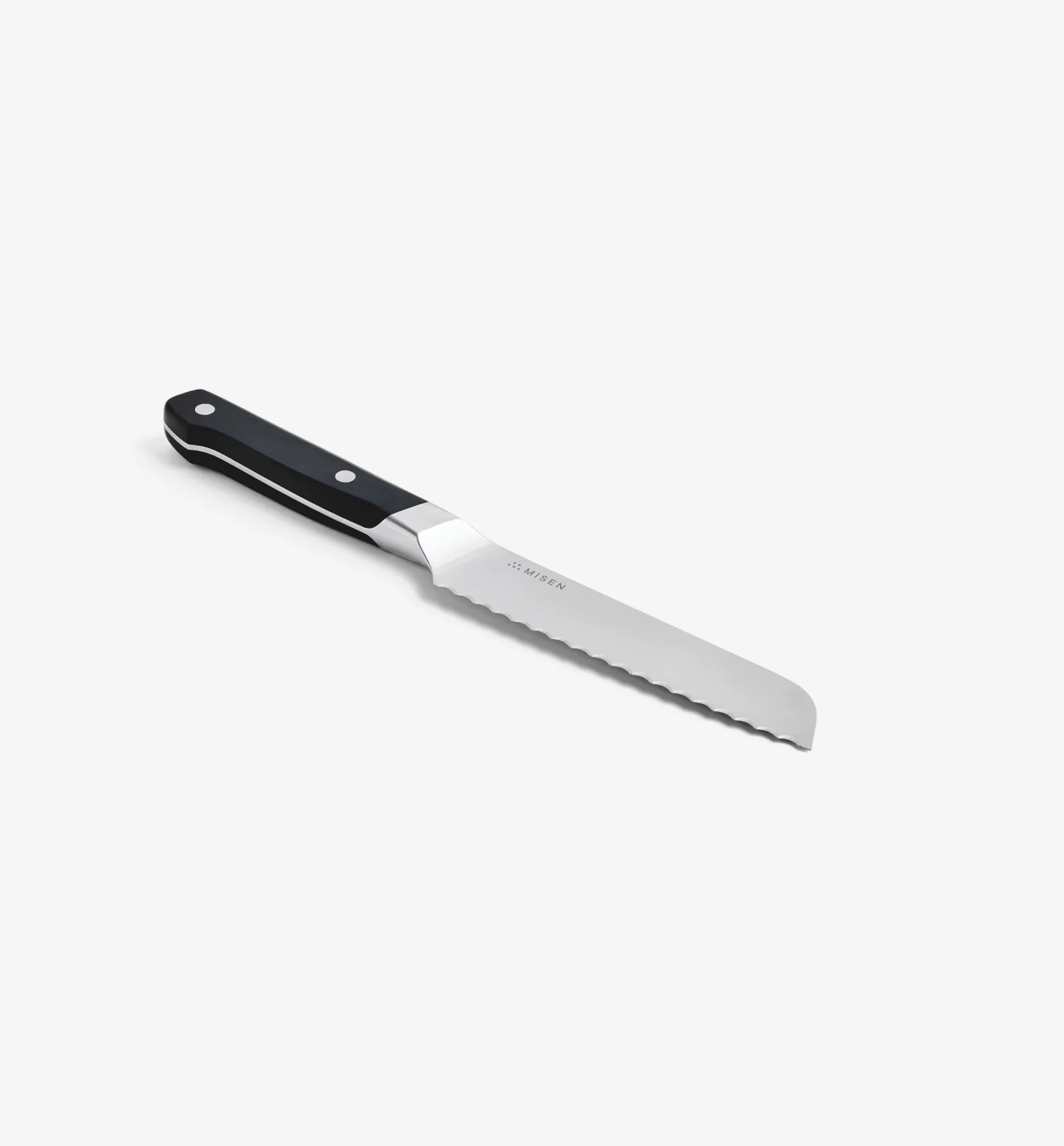 5" Serrated Knife (AUS-8) - Final Sale - Black - Image 3