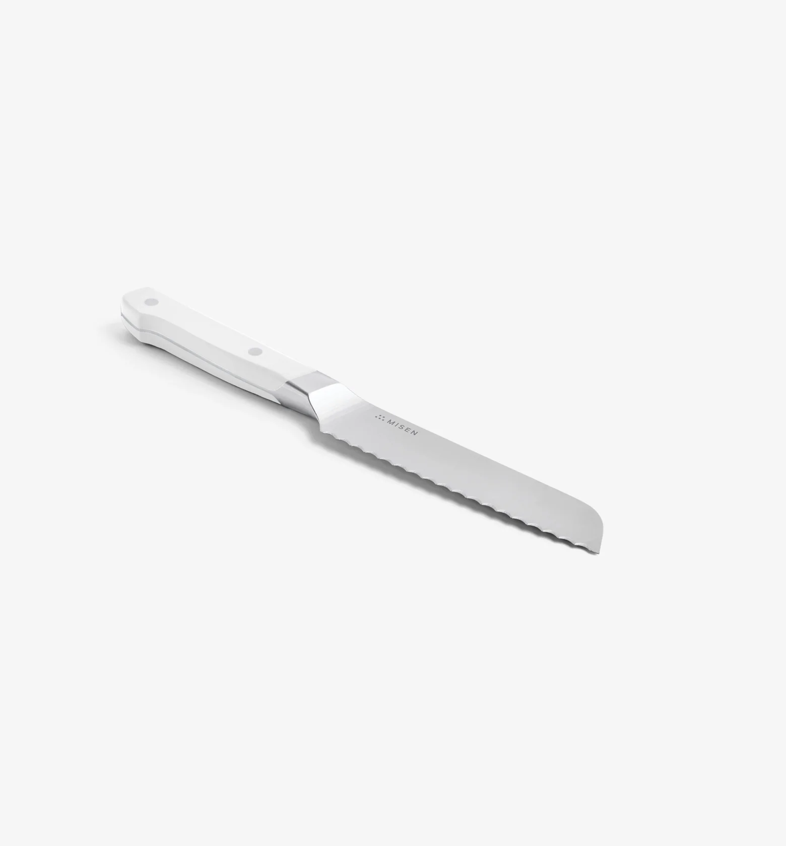 5" Serrated Knife (AUS-8) - Final Sale - White - Image 3