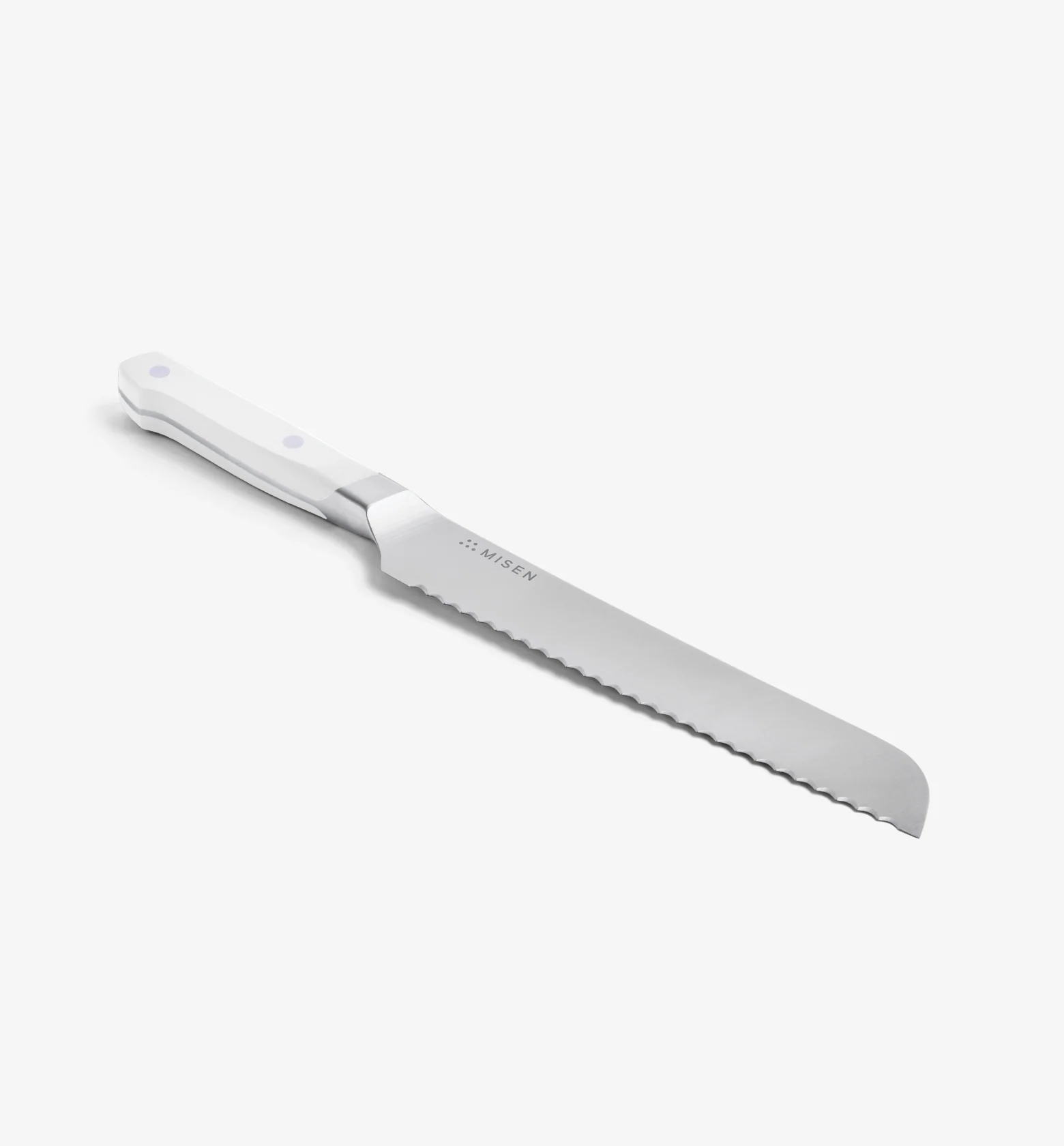 8" Serrated Knife (ACUTO440) - White - Image 2