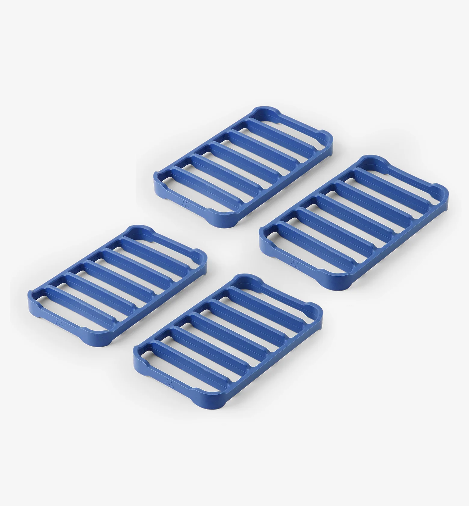 Silicone Roasting Racks - 4 Pack - Blue