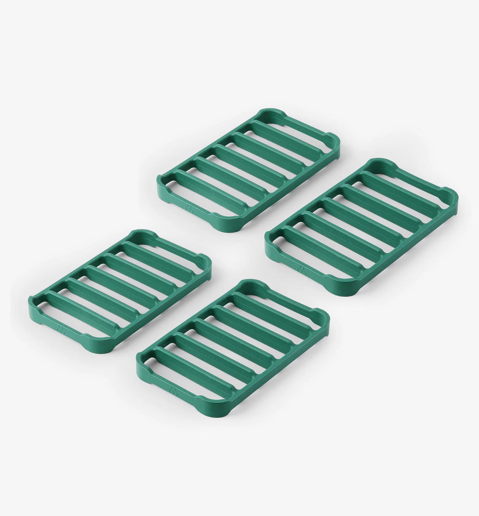 Silicone Roasting Racks - 4 Pack - Green