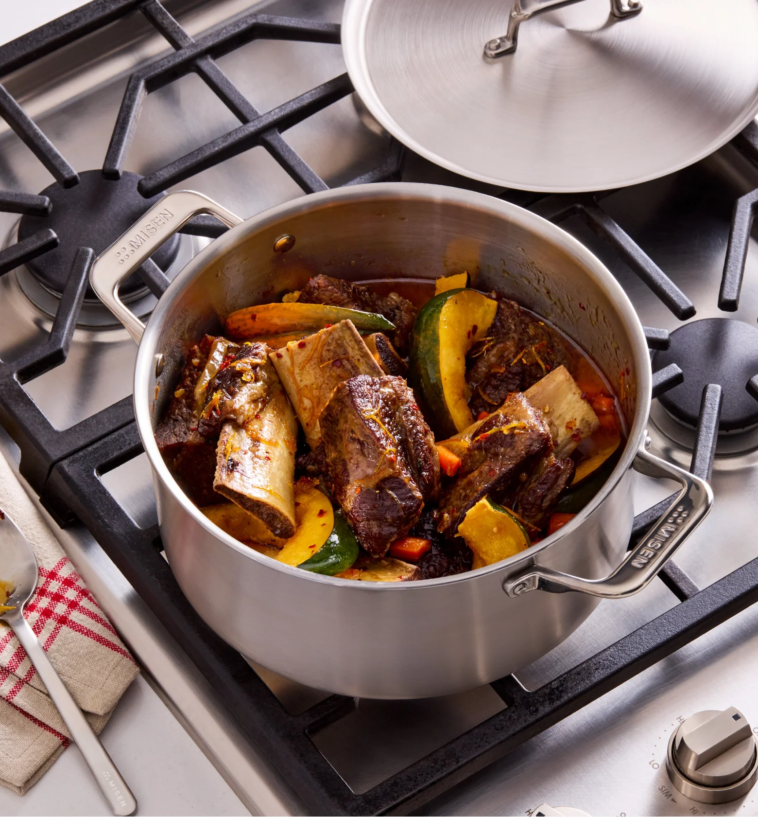 6.75 QT Stainless Steel Dutch Oven - Image 4