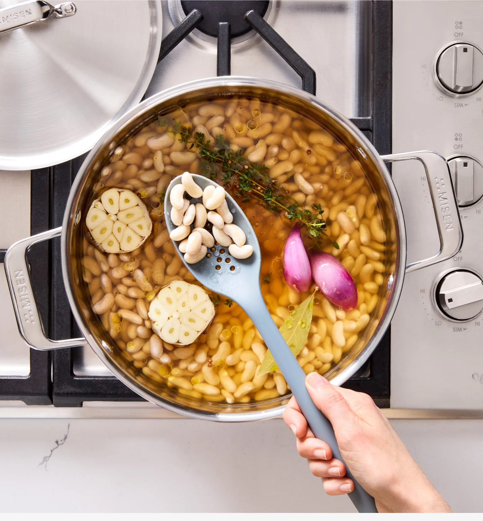 6.75 QT Stainless Steel Dutch Oven - Image 5