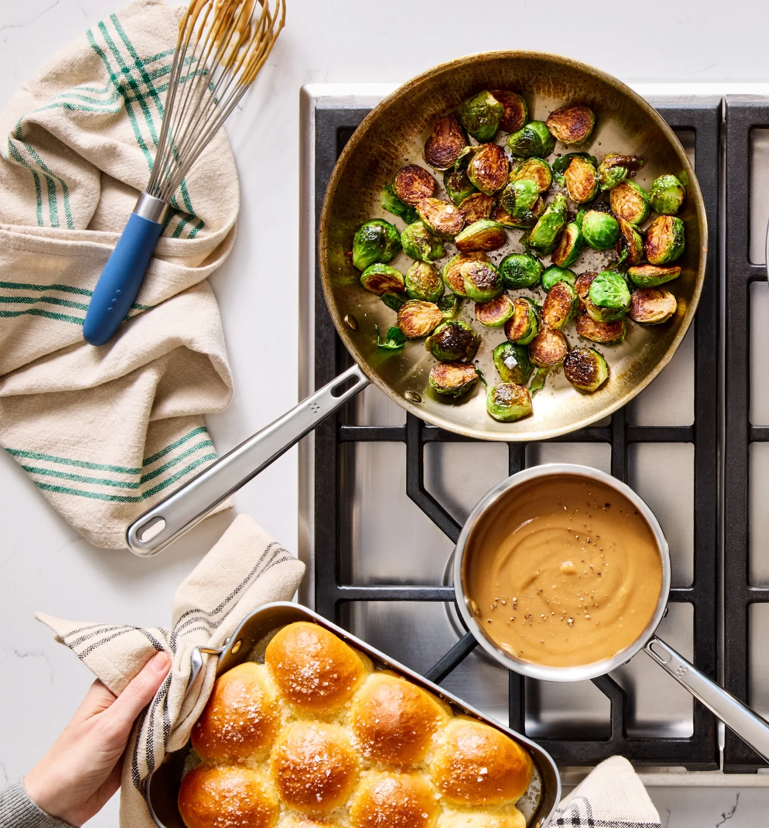 12" Stainless Steel Frying Pan - Image 4