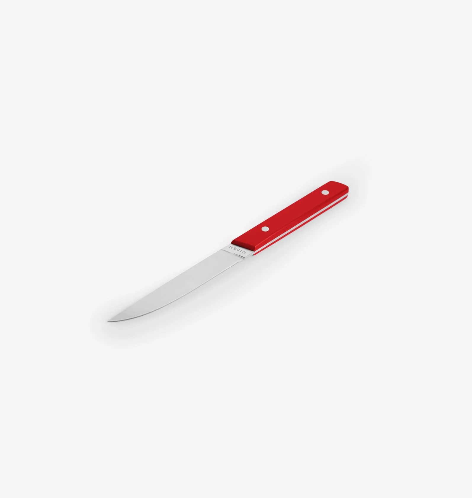 4-Piece Straight-Edge Steak Knives (ACUTO440) - Red - Image 2