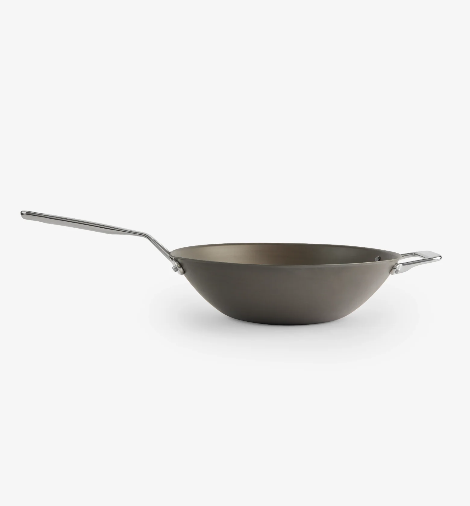 12" Pre-Seasoned Carbon Steel Wok - Image 3