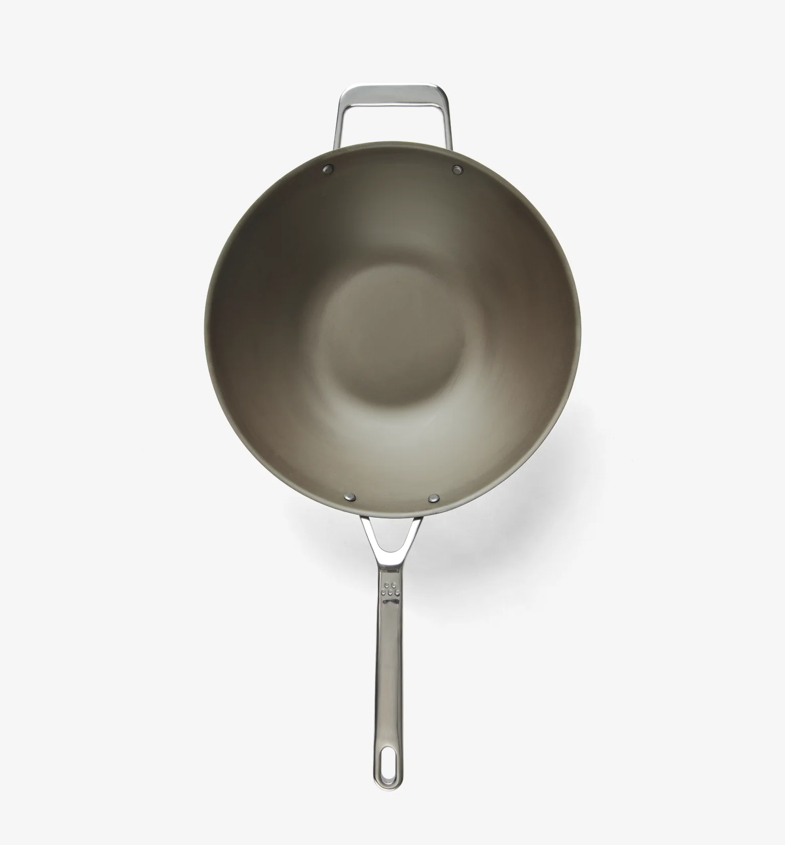 12" Pre-Seasoned Carbon Steel Wok - Image 4